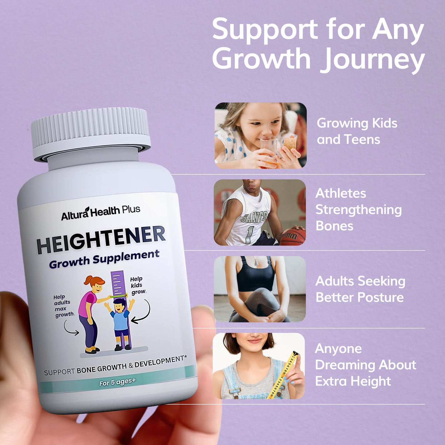 Altura Health Plus™ Heightener Growth Supplement